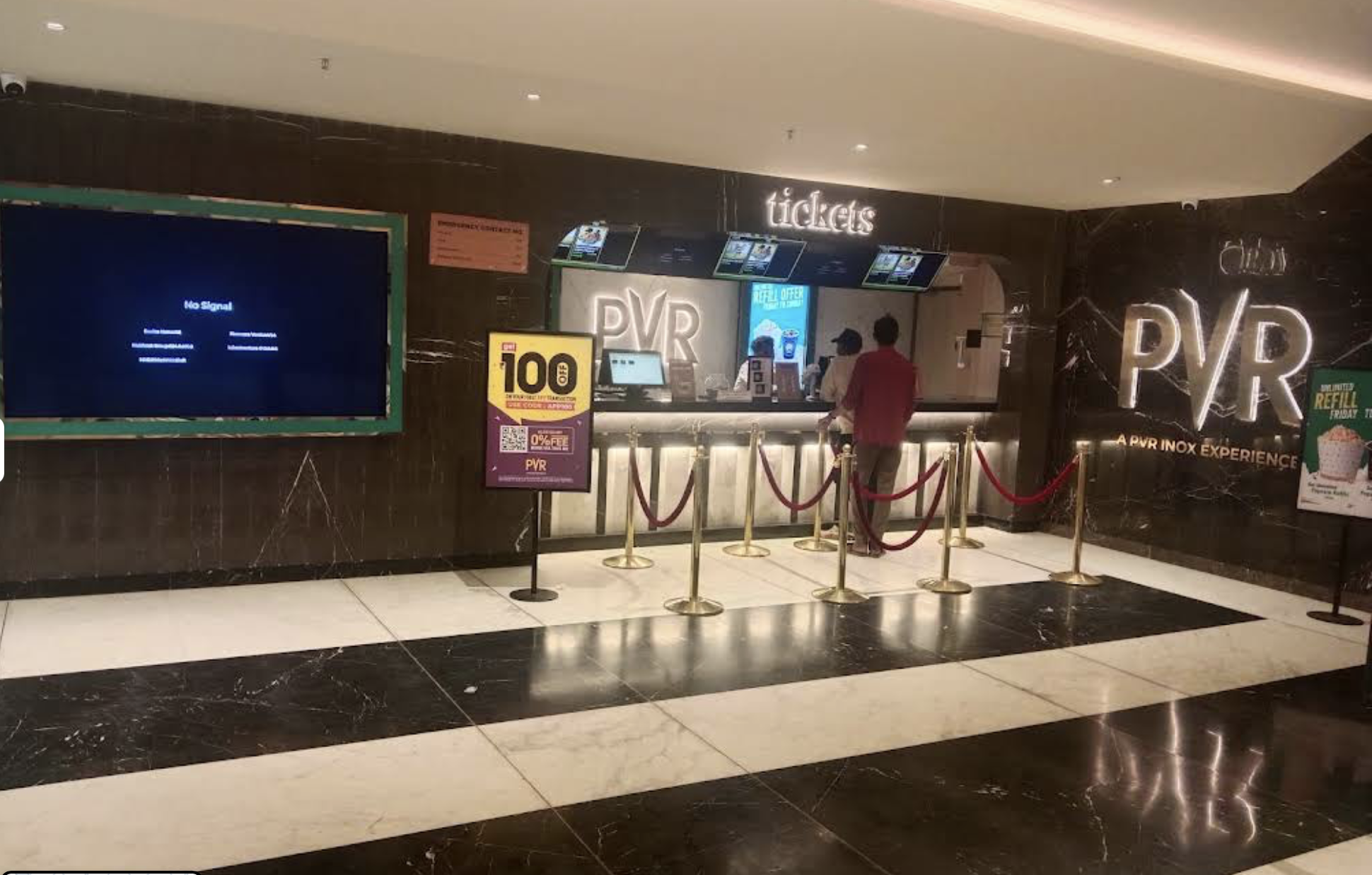 Ticket counter